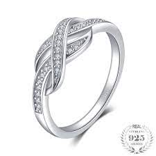 Zircon 925 Sterling Silver Elegant Women S Ring Muduh Urban Fashion Collections Https Muduh Com Streetstyle Lux Silver Fashion Fashion Rings Wedding Charm