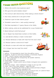 Triviawell (trivia·well) is a curated collection of fun trivia questions and answers — from science to sports, music to movies, everyday we release new trivia questions across a broad range of topics. 10 Best Printable Food Trivia Printablee Com