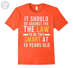 Crop Top Birthday Outfits For 15 Year Olds Men S 15th Birthday T Shirt For 15 Year Old Birthday Boys Girls Large Orange Birthday Shirts Amazon Partner Link Shirts Costume Shirts T Shirt