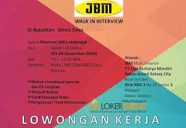 Pendidikan min sma, s1 ekonomi/lainnya. Lokerbekasi Id Pt Jbm Walk In Interview Posisi Facebook