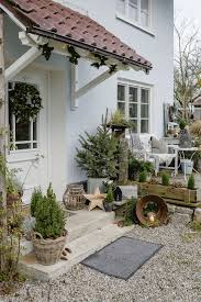 Weihnachtsstimmung Im Garten Und Auf Der Terrasse Pomponetti Gartendekoration Garten Stufen Garten