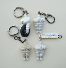 Vintage Michelin Man Tyre Wheel Keyring Car Key Fobs Joblot Voitures Et Motos Motos Objets