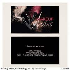 Business cards cosmetology business cards of the. Makeup Artist Cosmetology Salon Business Card Zazzle Com Salon Business Cards Makeup Artist Business Cards Design Salon Business