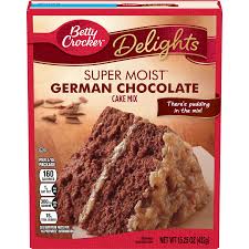 View top rated betty crocker for cake mixes recipes with ratings and reviews. Betty Crocker Delights Super Moist German Chocolate Cake Mix 15 25 Oz Box Cake Mix Meijer Grocery Pharmacy Home More