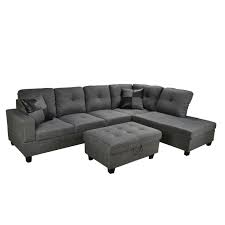 The sectional is also available in nine. Infini Furnishings Sectional Sectional Sofa Sectional Sofa Couch Grey Sectional Sofa