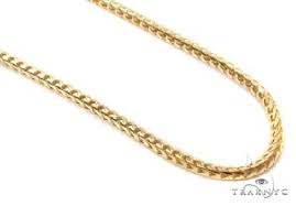 Certified sofia™ cultured freshwater pearl 10k gold knot pendant. 10k Gold Solid Franco Link Chain 24 Inches 3mm 28 5 Grams Mens Gold Yellow Gold 10k