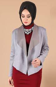 Suet Tesettur Kisa Ceket Modelleri Moda Giyim Moda Stilleri