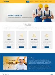 Home Services Bootstrap Website Template Website Template Simple Website Templates Free Html Website Templates