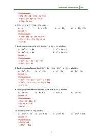 Ac = (1)(12) = 12, b = 7. 8 2 1 Soal Dan Pembahasan Pemfaktoran Bentuk Aljabar Matematika Slt