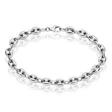 Ll➤ les bracelets or sont à l'honneur chez carador. Bracelets Chaine Argent Grain De Cafe Sans Pierre Blanc 925 1000 20cm Fabhbw02345 Histoire D Or