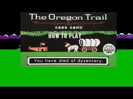 (see trail guide instructions on how many cards need to be dealt) tatiana was born in cheyenne, wyoming, so she goes first. The Oregon Trail Card Game Board Game Boardgamegeek