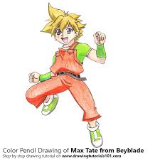 Max Tate From Beyblade Colored Pencils Drawing Max Tate From Beyblade With Color Pencils Drawingtutorials101 Com Check out inspiring examples of beyblade artwork on deviantart, and get inspired by our community of talented artists. max tate from beyblade colored pencils