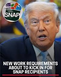 What to know about expanded work requirements about to kick in for SNAP —  https://www.wdtv.com/2025/11/20/what-know-about-expanded-work-requirements-about-kick-snap/