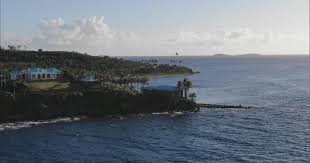 The island of little saint james, off the coast of st. Jeffrey Epstein S Alleged Victim Recalls Harrowing Private Island Details He Had A Gun Strapped To His Bedpost Cbs News