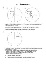 Pie Chart Puzzles Stem