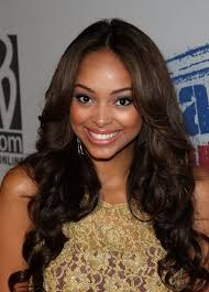 Here we have another image wavy pixie cut featured under 7 most stunning short wavy hairstyles. Amber Stevens Long Center Part Hair Lookbook Stylebistro