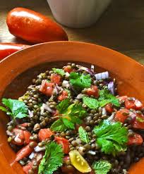 Salade De Lentilles A La Marocaine En 2020 Salade De Lentilles Lentilles A La Marocaine Salades Composees