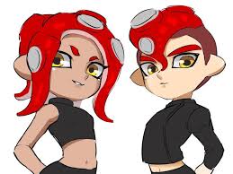 If I Can I Ll Choose The Boy Octoling To Play As The Thing Is I Am The Girl Inkling Now So That May Decide It Splatoon Splatoon Squid Splatoon 2 Art