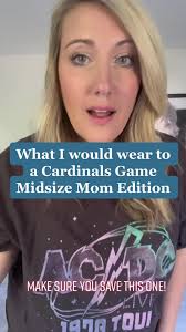 Nothing better than a Cards game in the fall! #midsize #midsizefashion  #sahm #stl #stlmom baseball game outfit