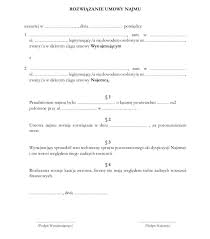 Oct 12, 2018 · rozwiązanie umowy za porozumieniem stron oznacza, że wypowiedzenie jest obustronne, a nie jednostronne. Rozwiazanie Umowy Najmu Za Porozumieniem Stron Biznes It