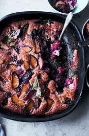 Yotam Ottolenghi Plum Blackberry Friand Dessert Recipe From Simple Recipe In 2020 Plum Dessert Plum Recipes Ottolenghi Recipes