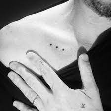 Don T Worry Be Happy Ellipses Dot Tattoos Dot Tattoo Meaning Finger Tattoos