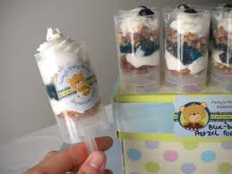 Creamy Blue Bear Y Push Pop Recipe Perfect For A Teddy Bear Baby Shower Big Dot Of Happiness