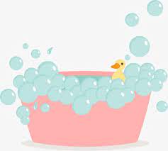 Pink Cute Bubble Bath Vector Pink Bath Bubble Baby Png And Vector Painting Crafts Bath Art Bath Pictures