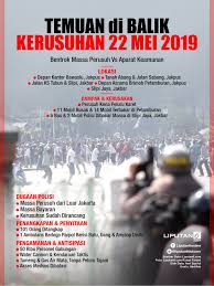 190522 Siapa Dalang Rusuh 22 Mei Di Jakarta Sejarah Pengetahuan Lelucon