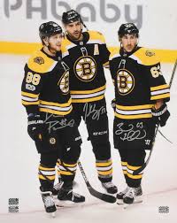 Only the best hd background pictures. Patrice Bergeron Brad Marchand David Pastrnak Signed Boston Bruins 16x20 Photo Bergeron Marchand Pastrnak Hologram Pristine Auction