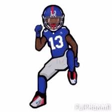 Odell Beckham Jr Cartoon Google Search Odell Beckham Jr Beckham Jr Sports Logo Design