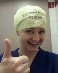 Rabble-rousing surgical staff wear their names