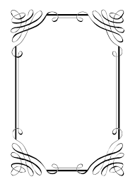 Calligraphic Wedding Invitation Templates Clip Art Borders Clip Art Vintage Printable Frames