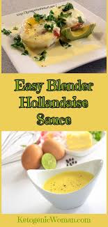 Keto Eggs Benedict With Super Easy Hollandaise Sauce Recipe Easy Hollandaise Sauce Eggs Benedict Easy Hollandaise