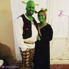 If you buy your felt in person, you can just have a store employee cut some off of a large roll for you. Fiona And Shrek Costume Creative Diy Costumes