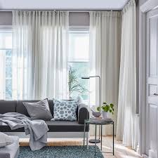 Hilja Curtains 1 Pair White 57x98 Ikea Curtains Living Room Curtains Ikea