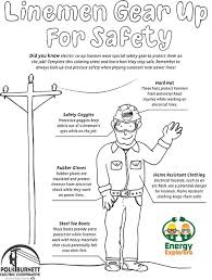 Hard hat these hats protect linemen from potential head injuries while working on safety goggles protective goggles keep debris out of a lineman's eyes while on thejob rubber gloves August 2 Was National Polk Burnett Electric Cooperative Facebook