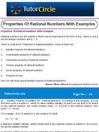Associative property of addition of rational numbers. Properties Of Rational Numbers With Examples Rational Number Multiplication