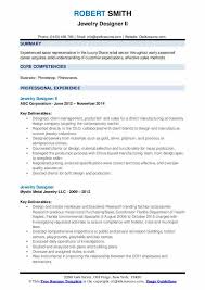 The cover letter is your mini bio data which would assist the employer to determine your working ability. Jewelry Designer Resume Samples Qwikresume