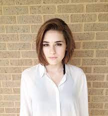 Rust Red Brown Straight Hair In A Chin Length Bob Brown Straight Hair Chin Length Bob Hair