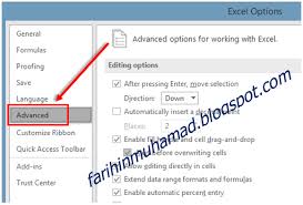 Mewarnai kolom kerja excel ke kanan / sekitar dunia anak : Cara Merubah Arah Kolom Dan Baris Kiri Ke Kanan Di Excel 2016 Farihin S Blog