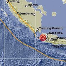 Lokasi pusat gempa berada lautan 6.34 ls,103.57 bt (134 km barat daya pesisir barat lampung) pada kedalaman 10 km. Terasa Kencang Di Jakarta Pusat Gempa M 5 4 Di Rangkasbitung Banten