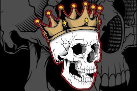 Wu tang clan (28805) free eps, svg vector. Vector Illustration Skull Wearing A King Crown 648984 Illustrations Design Bundles Di 2020
