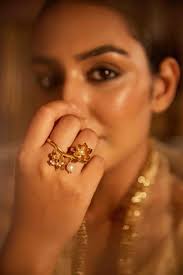 Gold Jack' studded Ring