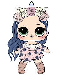 Dibujo de un chica lol para pintar, colorear o imprimir. Pin By Aleks Cakes On Pryaniki Eskiz Lol Dolls Doll Drawing Cute Art