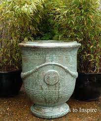 Glazed pots allow for air and water movement, resulting in stimulated root growth and healthier plants. Plant Care Soil Accessories Extra Large Pots And Large Opal Green Glazed U Planters Garden Pot Garden Patio Kuponpatent Com