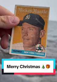 Mickey Mantle Card in Tree