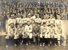 Predecessor To The Official All Star Game This Is A 1911 American League All Star Team That Came Together To Comm Walter Johnson Cleveland Baseball Ty Cobb