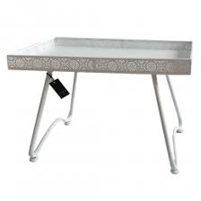 Beistelltisch Weiss Shabby Chic 62 Cm Beistelltisch Weiss Beistelltisch Beistelltisch Metall