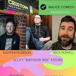 COMEDY SHOWCASE with SCOTT FATONE, NICK POWELL, and SAWYER PEARSON
